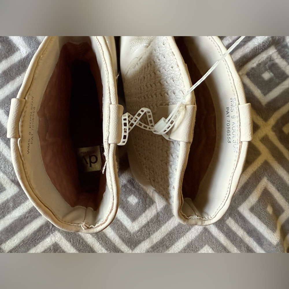 Dolce Vita Koolson like Laci Western Boot Cream White Size 9 Braid Pattern - Picture 8 of 8